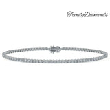 1.80ctw Round Brilliant Diamond Eternity Tennis Bracelet set in 14k White Gold