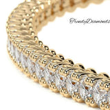 1.80ctw Round Brilliant Diamond Eternity Tennis Bracelet set in 14k Yellow Gold