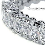 5.50ctw Round Brilliant Diamond Eternity Tennis Bracelet set in 14k White Gold